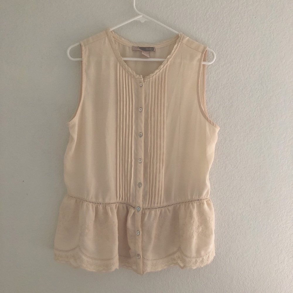 Beautiful creme blouse
